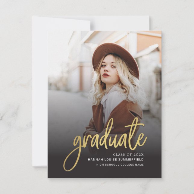 Graduation Script 2026 Photo Announcement (Front)