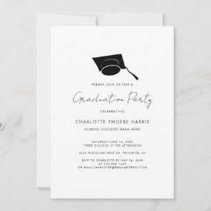 Graduation Script Photo 2025 Grad Party Invitation