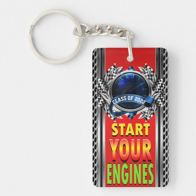 Graduation - See Back - Keychain (Front)