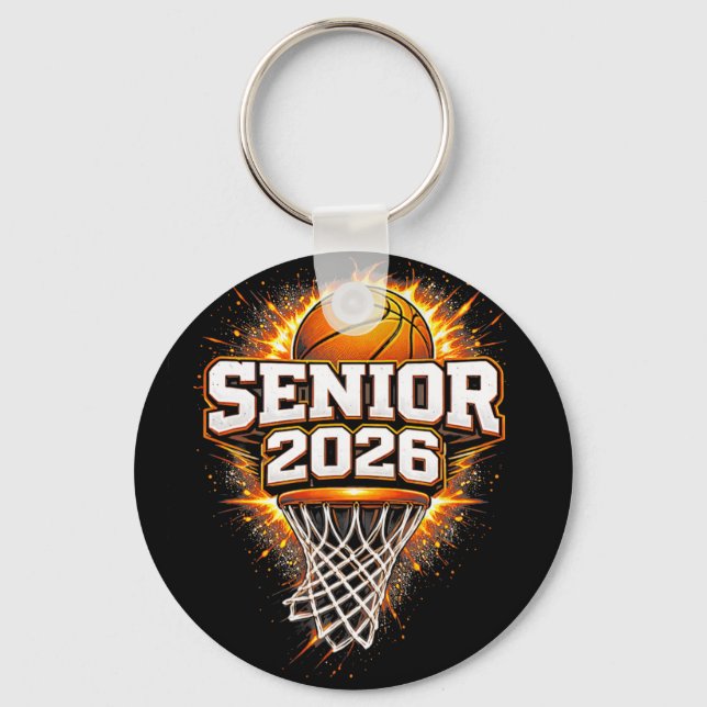 Graduation Senior 2026 Grad Student  Key Ring (Front)