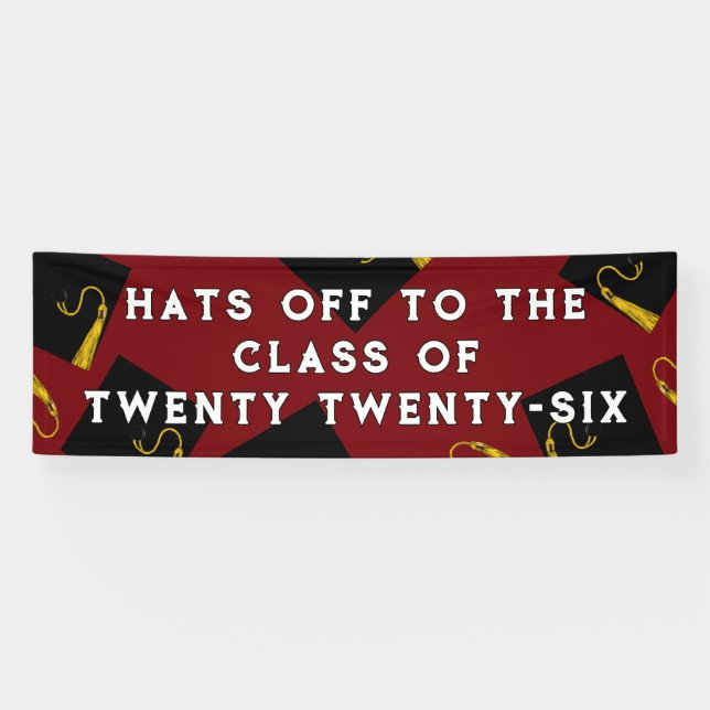 Graduation Senior Class 2026 Banner (Horizontal)