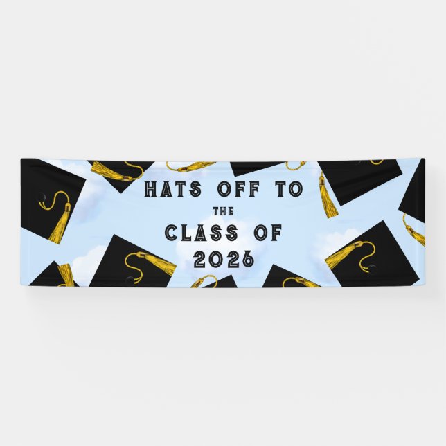 Graduation Senior Class Congrats Banner (Horizontal)