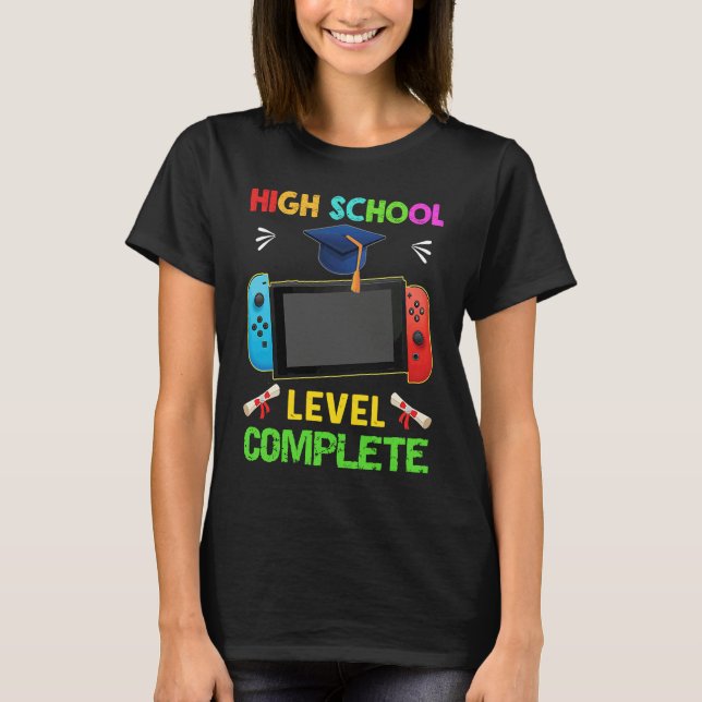 Graduation   Senior Gamer  2023 Grad T-Shirt (Front)