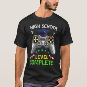 Graduation Senior Gamer High School Gaming Control T-Shirt