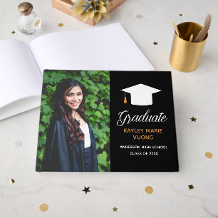 Graduation Senior Photo Autograph Keepsake 2025 Guest Book