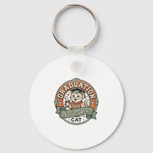 Graduation Senior Year Cat Graduation Senior Year Key Ring