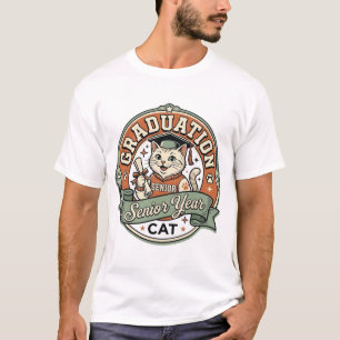 Graduation Senior Year Cat Graduation Senior Year T-Shirt