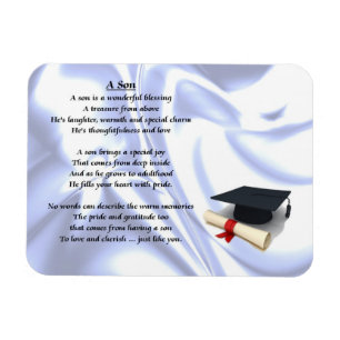 Graduation - Son poem Magnet