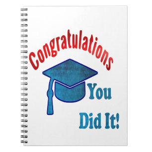 Graduation Spiral Notebook For Graduate Students