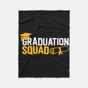 Graduation Squad Cl Of 2025 Graduation 1  Fleece Blanket