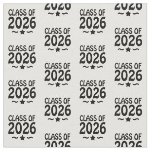 Graduation Star Class of 2026 Grad Fabric