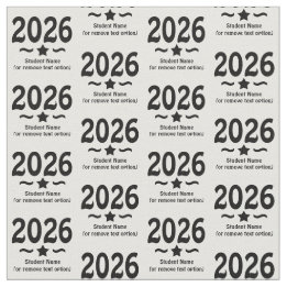 Graduation Star Class of 2026 Grad Fabric