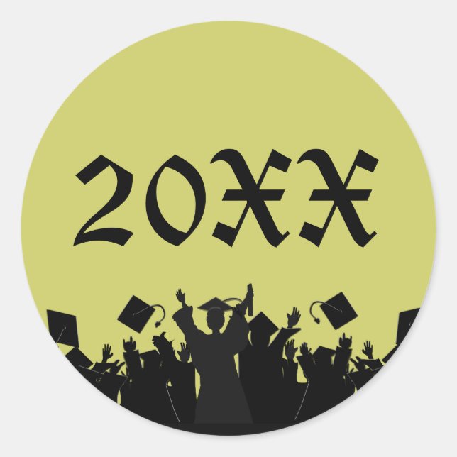 Graduation Stickers 2010 - Choose UR Colours (Front)