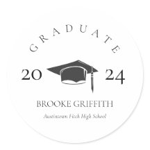 Graduation Stickers for Packaging