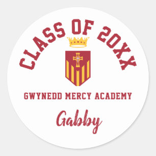 Graduation Stickers Gwynedd Mercy Academy, Custom