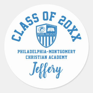 Graduation Stickers Philadelphia-Montgomery Christ