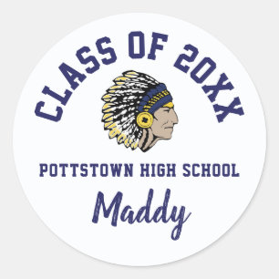 Graduation Stickers Pottstown High School, Custom