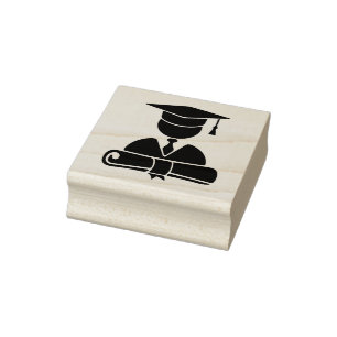 Graduation Student Rubber Stamp