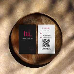 Graduation Student School Networking Modern Business Card