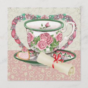 Graduation Sweet Coffee / Tea Party - SRF Invitation