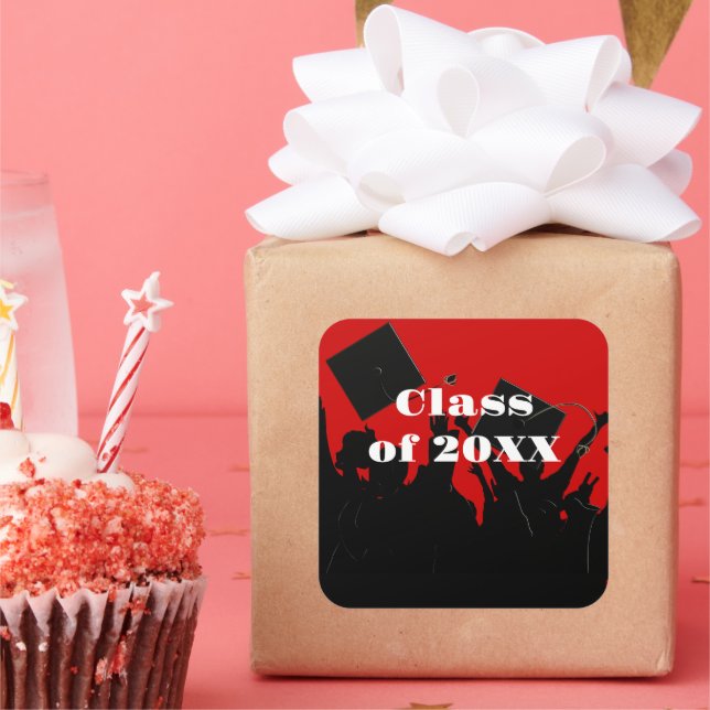 Graduation T-shirts and Gifts Square Sticker (Party)