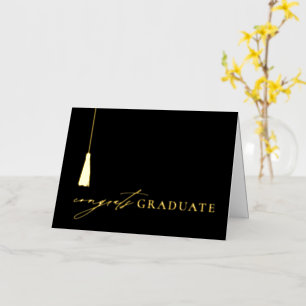 Graduation Tassel Foil Greeting Card