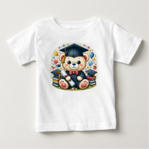 "Graduation Teddy Bear Delight" Baby T-Shirt