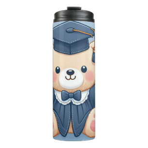"Graduation Teddy Bear Delight" Thermal Tumbler