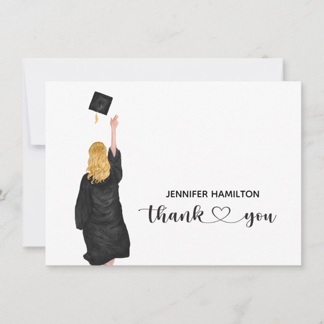 Graduation Thank You Card (Front)