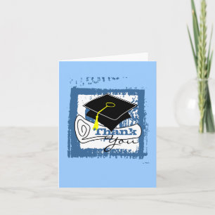 Graduation Thank You Card Diploma 2