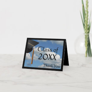 Graduation Thank You Cards, Blue Sky, Any Year Card