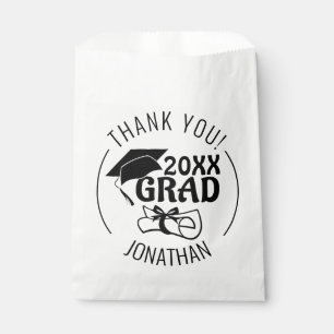 Graduation Thank You Class Year GRAD Personalised Favour Bag