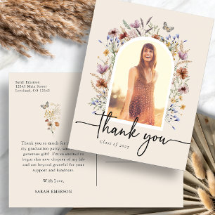 Graduation Thank You Postcard
