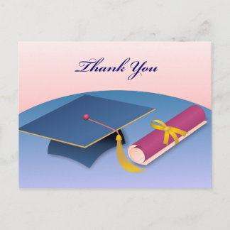 Graduation Thank You Postcard