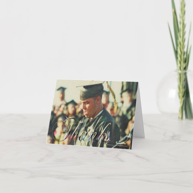 Graduation/Thanks (Personalise) Card (Front)