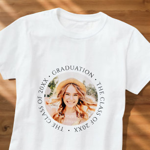 Graduation The Class of 20XX Modern Simple Photo T-Shirt