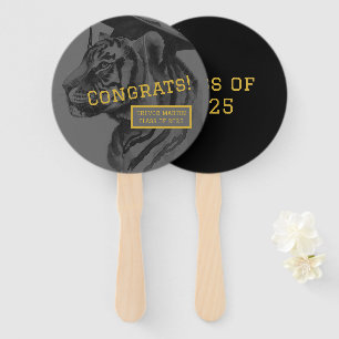 Graduation Tiger Hand Fan