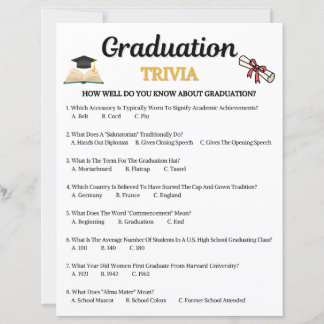 Graduation Trivia Game