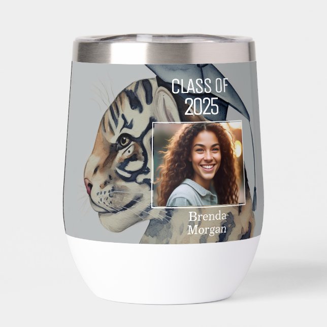 Graduation Two Photo Drinkware (Back)