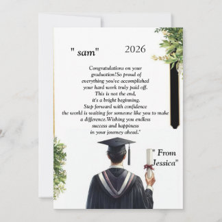  Graduation- Universal Design for all ages Invitation