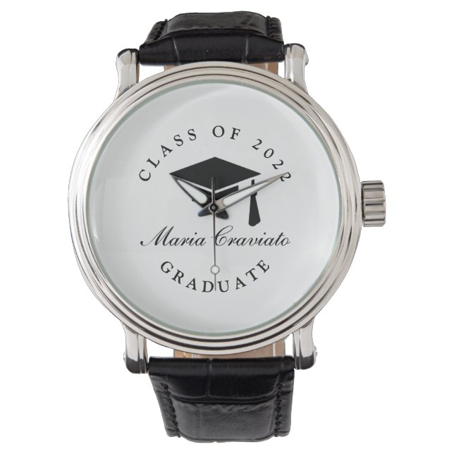 Graduation Watch Gift – Custom Engraved Timepiece  (Front)