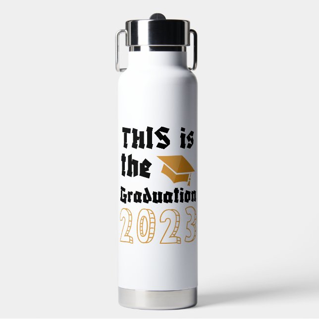 Graduation Water Bottle (Front)