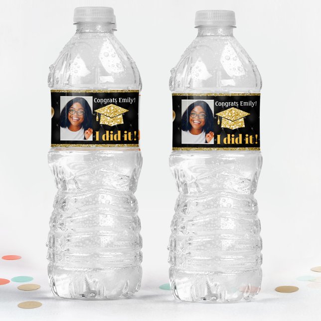 Graduation Water bottle labels (b11) (Creator Uploaded)