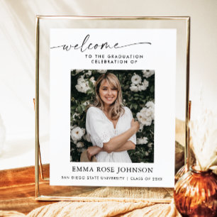 Graduation Welcome Sign, Graduation Table Sign