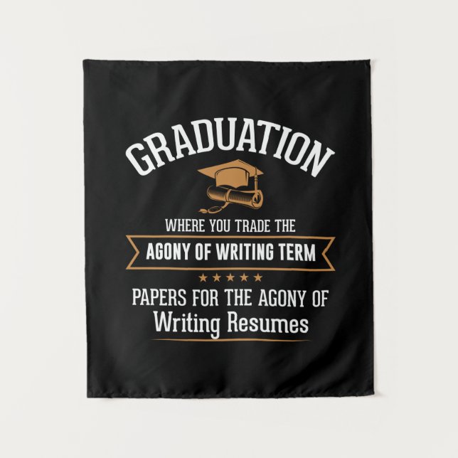 Graduation Where You Trade Tapestry (Front)