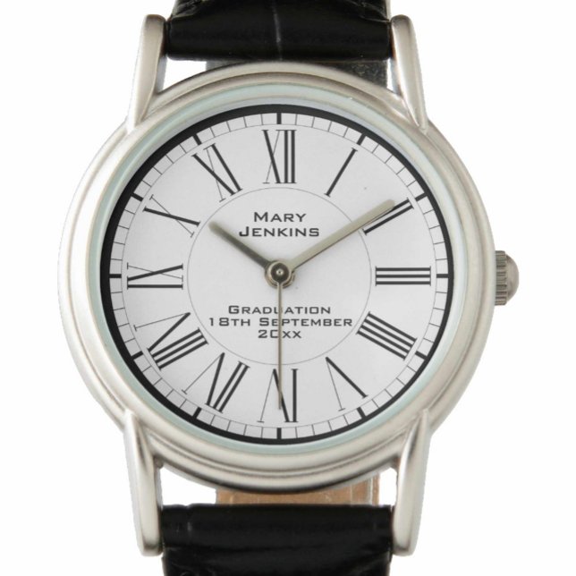 Graduation with Name and Date Watch (Creator Uploaded)