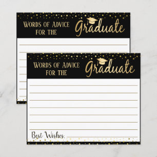 Graduation Words of Advice Paper Sheet