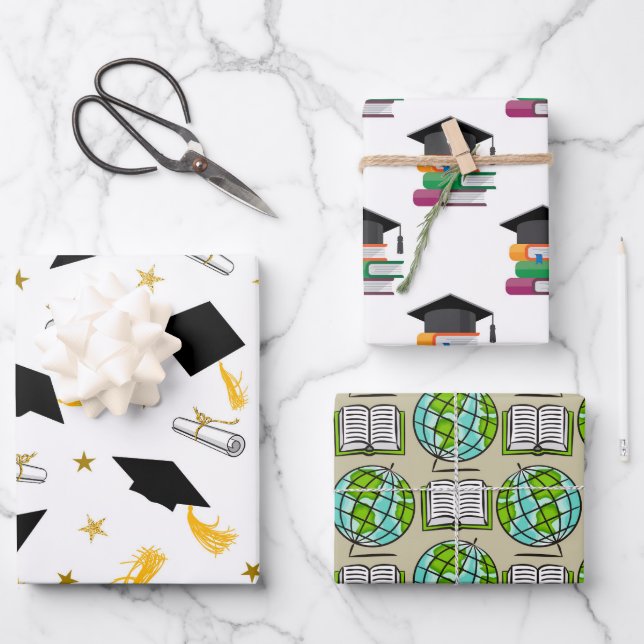 Graduation Wrapping Paper Sheet (Front)