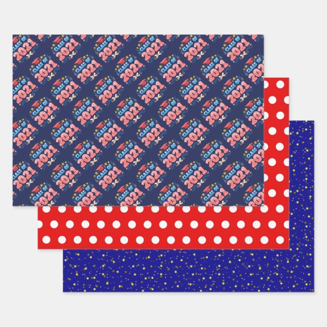 Graduation Wrapping Paper Sheets (Set)