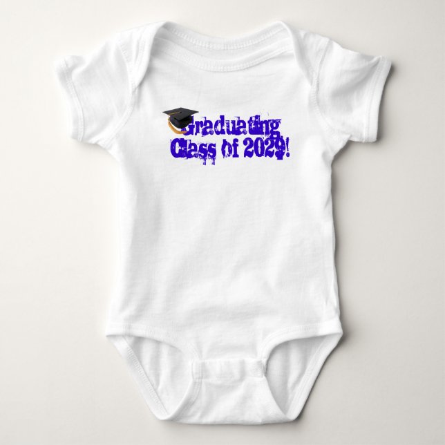 Graduation Year Baby Bodysuit (Front)